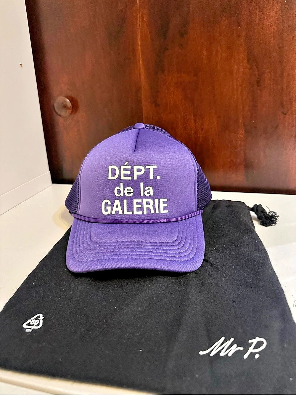 Gallery Dept. Dept. De La Galerie Trucker Hat. Purple Trucker Hat Like New